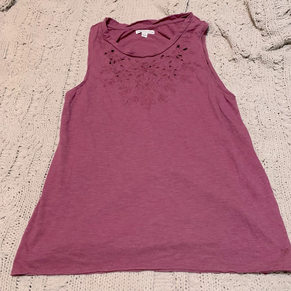 American Eagle purple top size medium